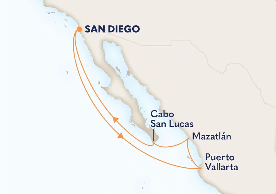 HAL map Mexican Riviera
