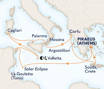 14-day solar eclipse map
